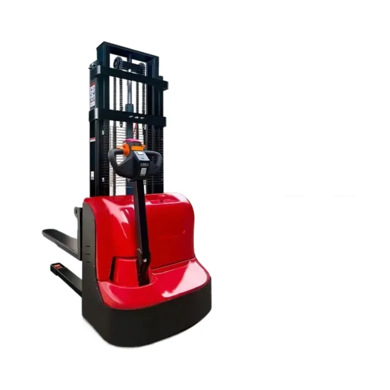 

Electric forklift 2 tons hydraulic lift forklift 1 ton small stacker truck loading and unloading truck