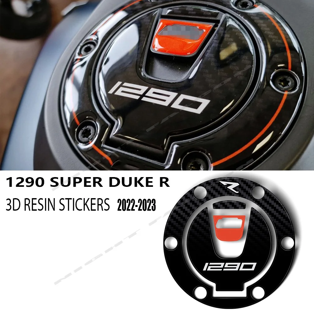 2023 1290 Super Duke R 3D Epoxy Resin Sticker Fuel Tank Cap Protection Kit for KTM 1290 R Super Duke Accessories 2022-