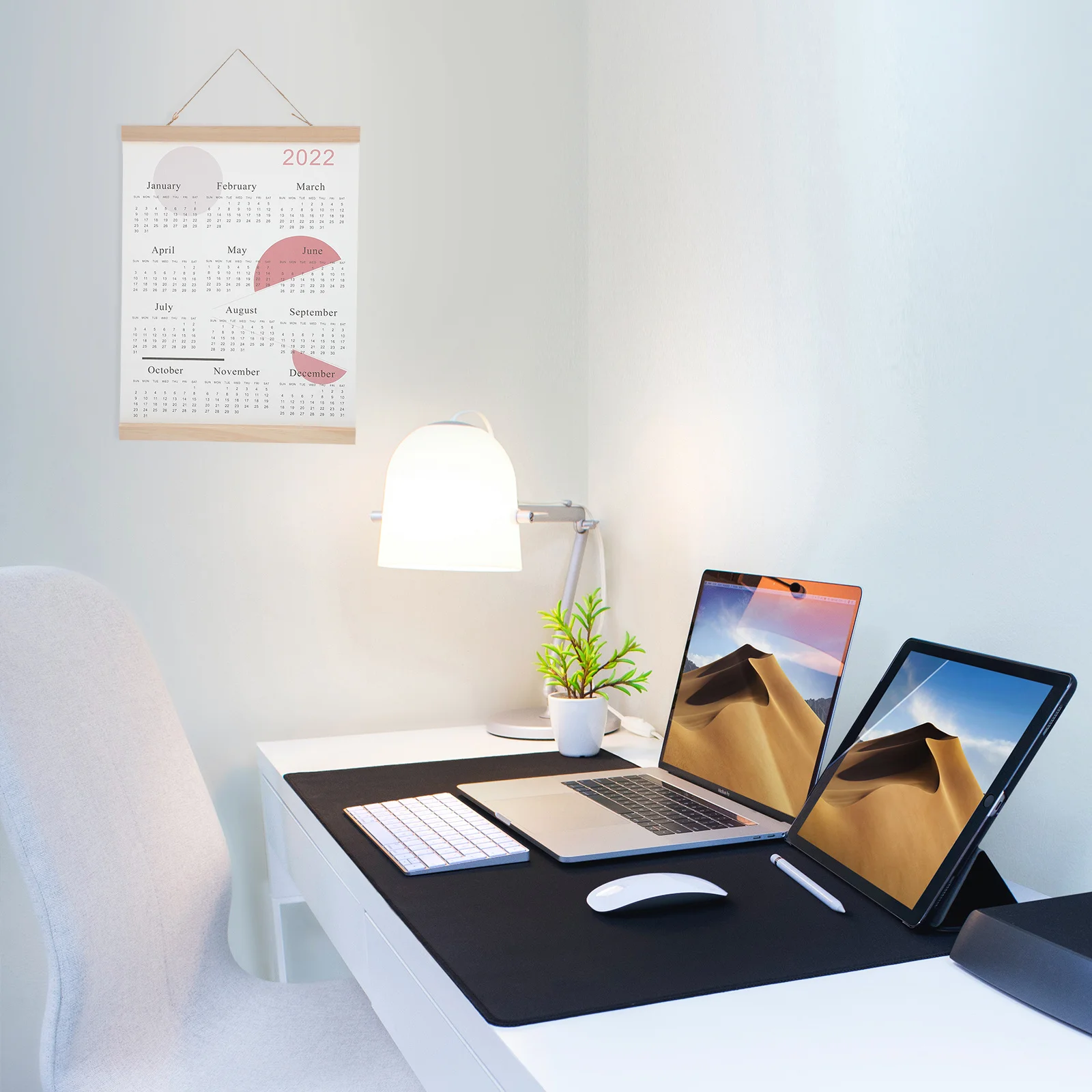 

Скандинавский настенный календарь 2022, материал, яркий цвет, прозрачные цифры, подвесное украшение для дома, картина маслом, холст, постер