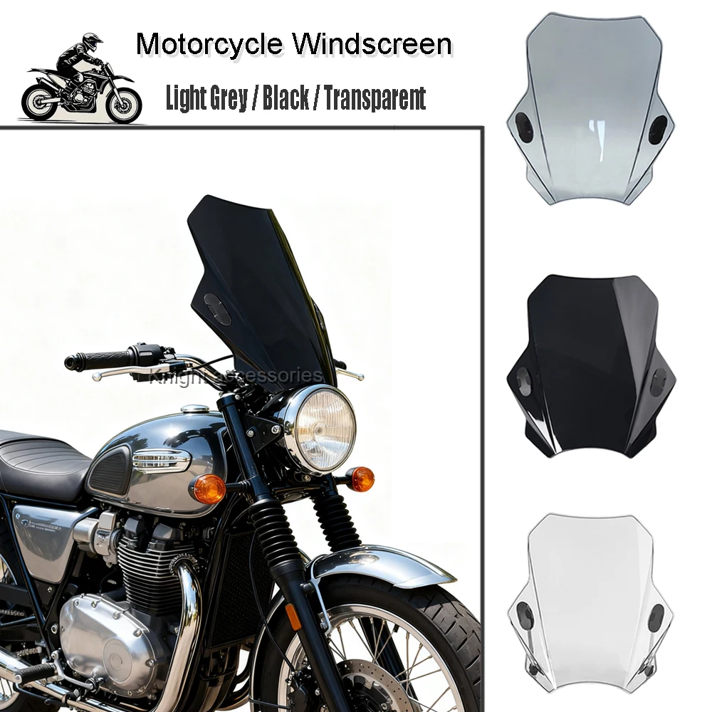 

Для Bonneville/BOBBER/SE/SPEEDMASTER T100 T120 T214 универсальный регулируемый ветровое стекло мотоцикла, дефлектор ветрового стекла