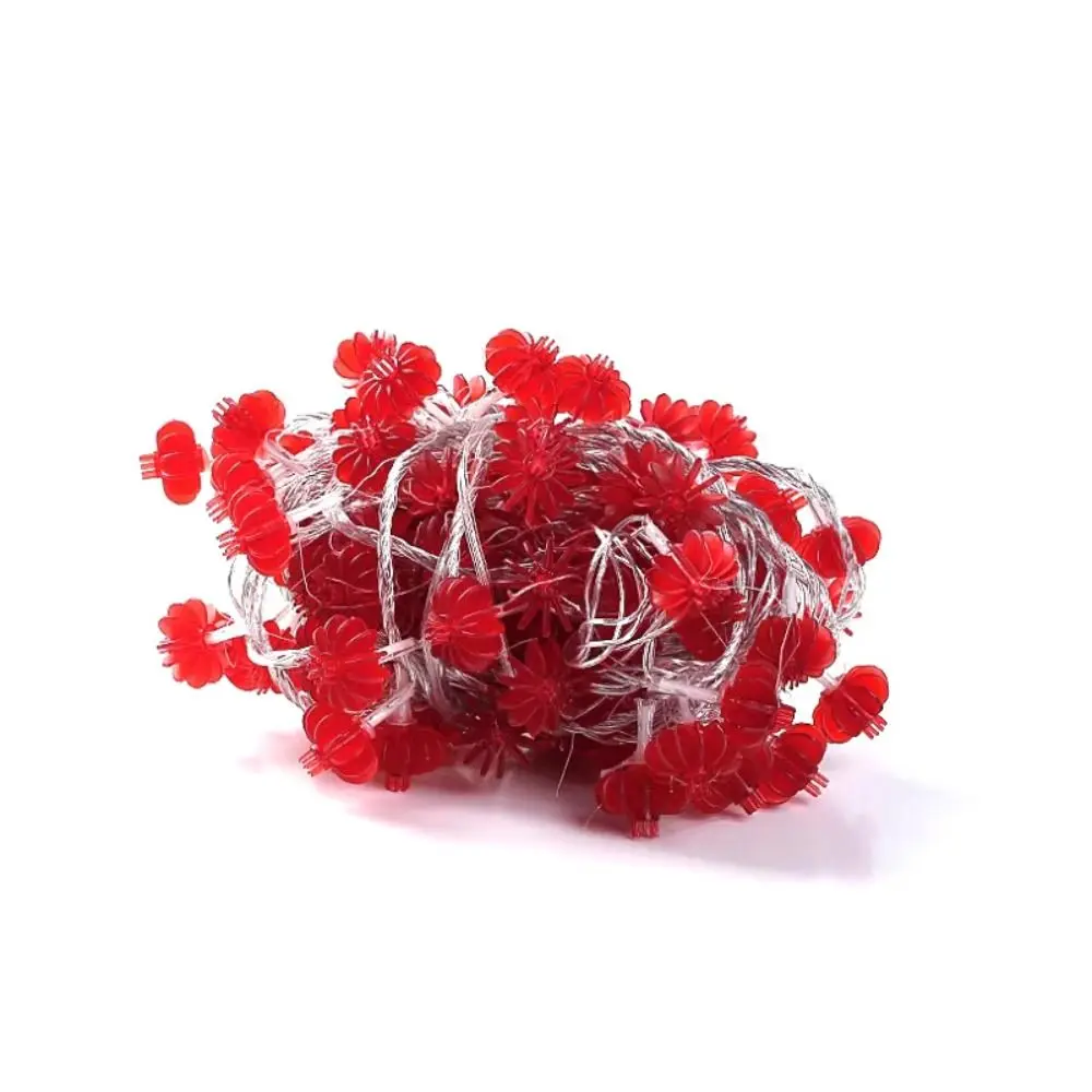 Flashing Red Lantern String Light Fuzi Battery Powered New Year String Light LED 1.5/3M Spring Festival String Light