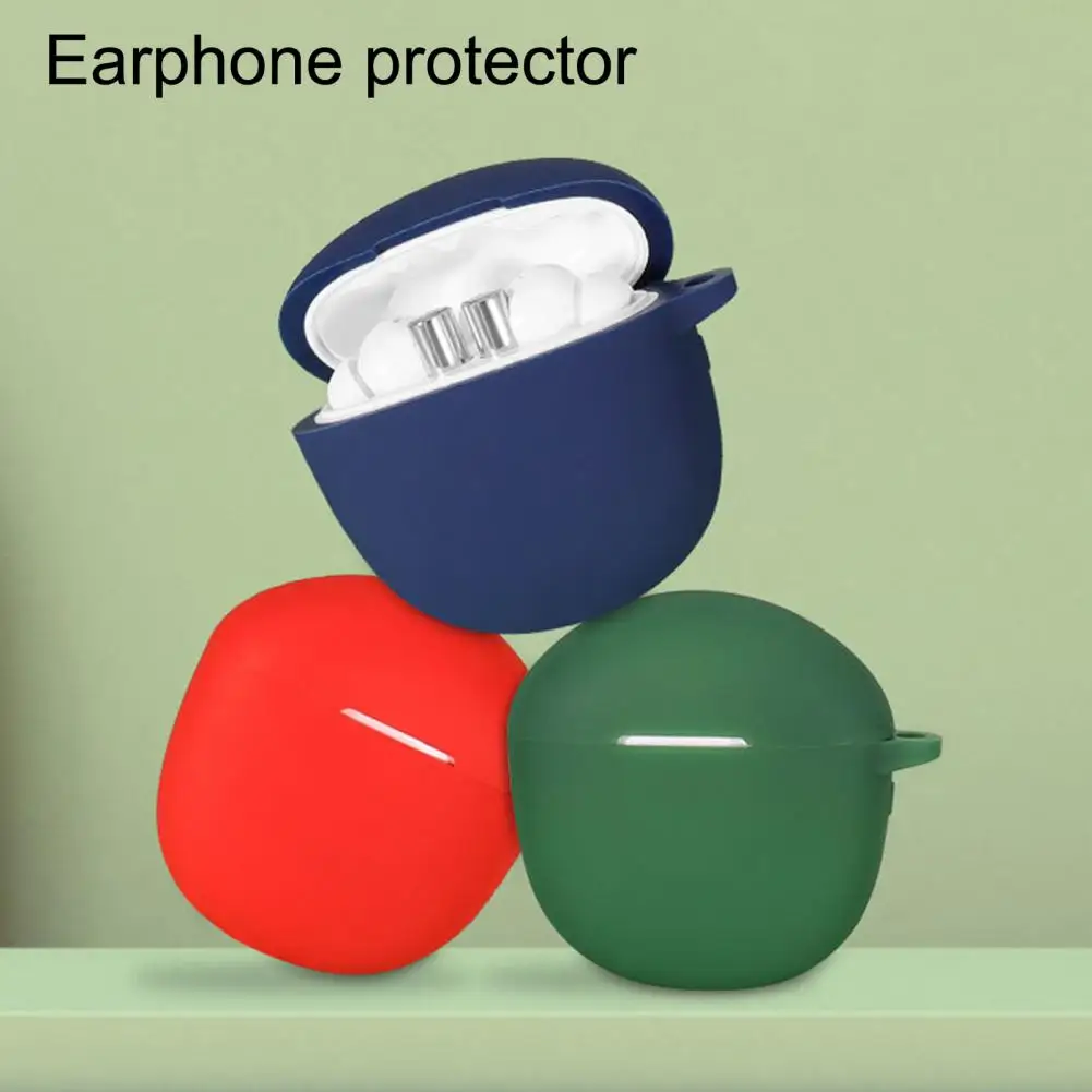 Useful Protective Sleeve Compact Ultra-thin Silicone TWS Bluetooth Earphone Protective Cover  Protective Cover Anti-lost