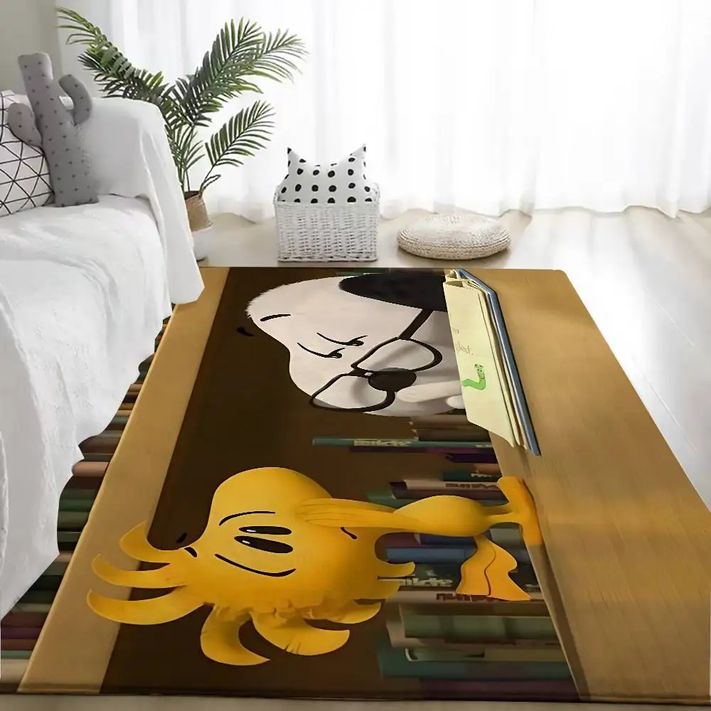Cute S-Snoopys Floor Mats Home Laundry Rug Carpet For Living Room Decor Lounge Area Anti-slip Foot Mat Entrance Doormat view 5