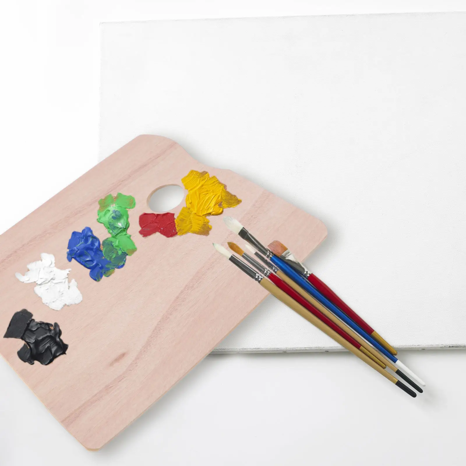 

1Pcs Premium Wooden Color Mixing Tray Natural Wood Grain Art Paint Plate for Painting Studio Artists Crafters Students Acrylic