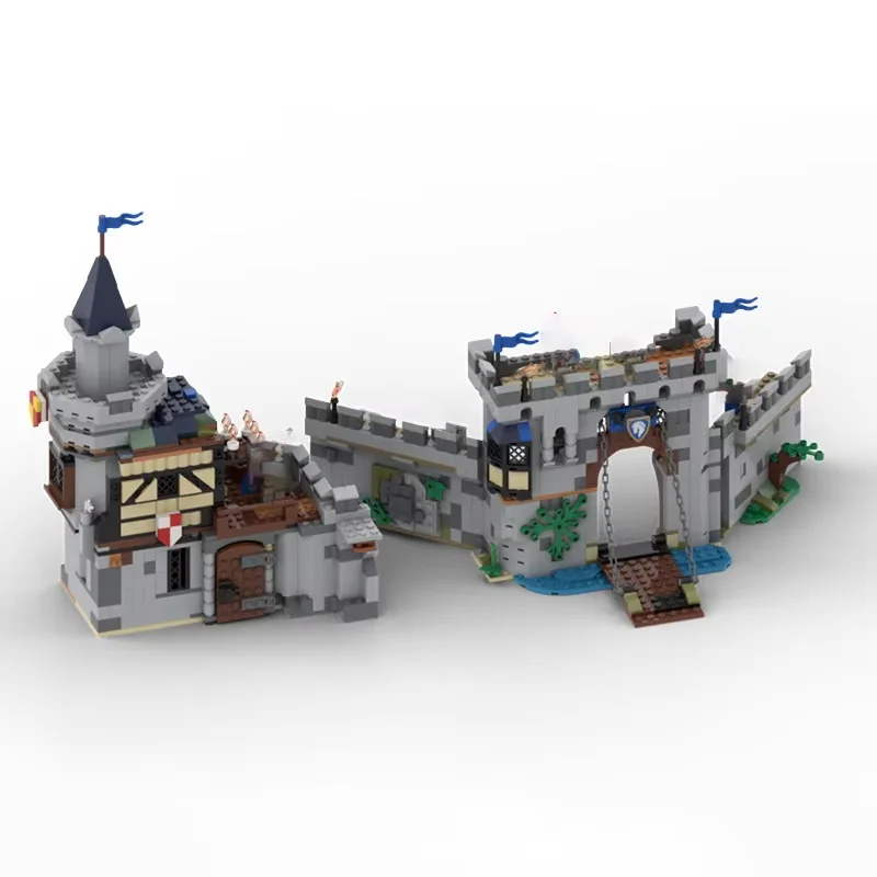 

Набор кукол модели архитектурного замка MOC — небольшие строительные блоки — 1302 штуки — креативная игрушка-строитель, подходящая к идеальному