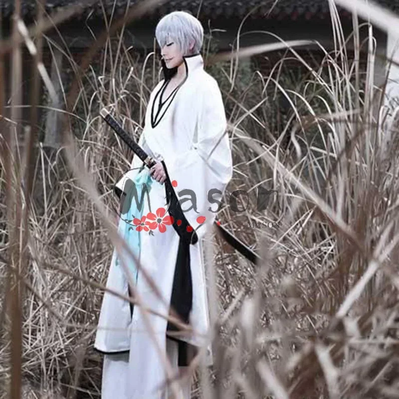 Ichimaru Gin Cosplay Bleach Thousand-Year Blood War Cosplay Costumes Wig Sets