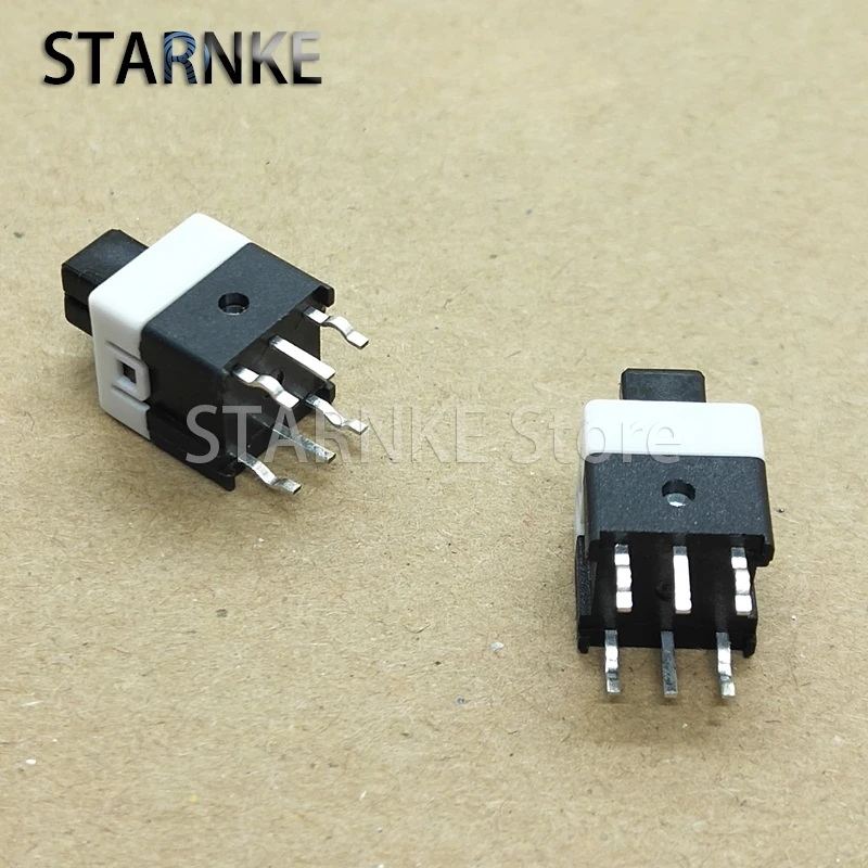 50PCS 8X8 Reset Switch Double Row 6Pins Tactile Push Button Switch 8*8MM 6Pins