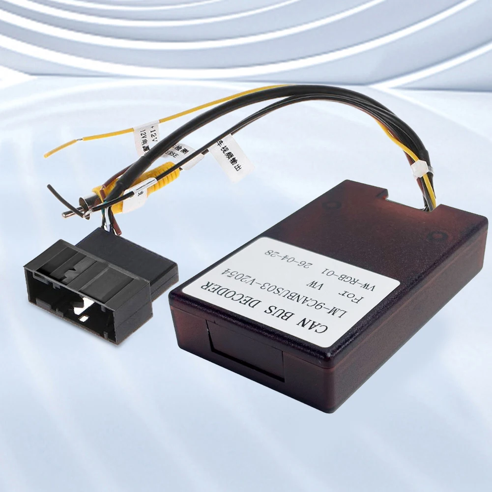Adaptador de Cámara de Reversa de 12V RGB a AV, Convertidor de Cámara de Reversa, Interfaz de Cámara de Reversa para Volkswagen RCD510 RNS510 RNS315