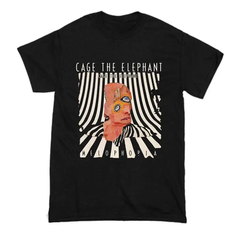 Vtg Cage The Elephant Band Cotton Black All Size T Shirt