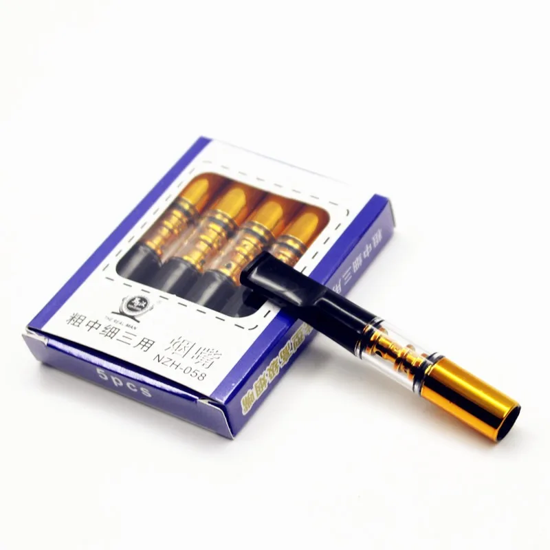 5 boxes Portable Reducing Cigarette filter Tar Cigarette Holder High quality detachable Tobacco Filters Mini Smoking filter view 4
