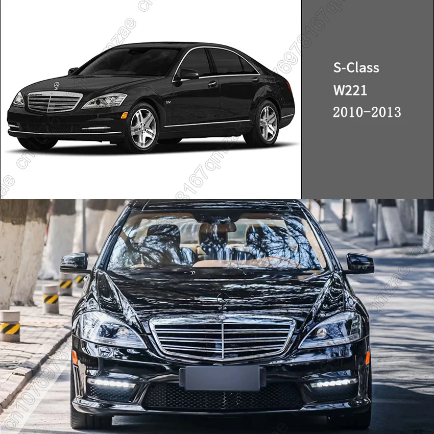 Front Bumper Middle Hood Radiator Grill For Mercedes Benz S-Class W221 S65 S350 S400 S450 S500 S550 S600 S65 AMG 2010-2013