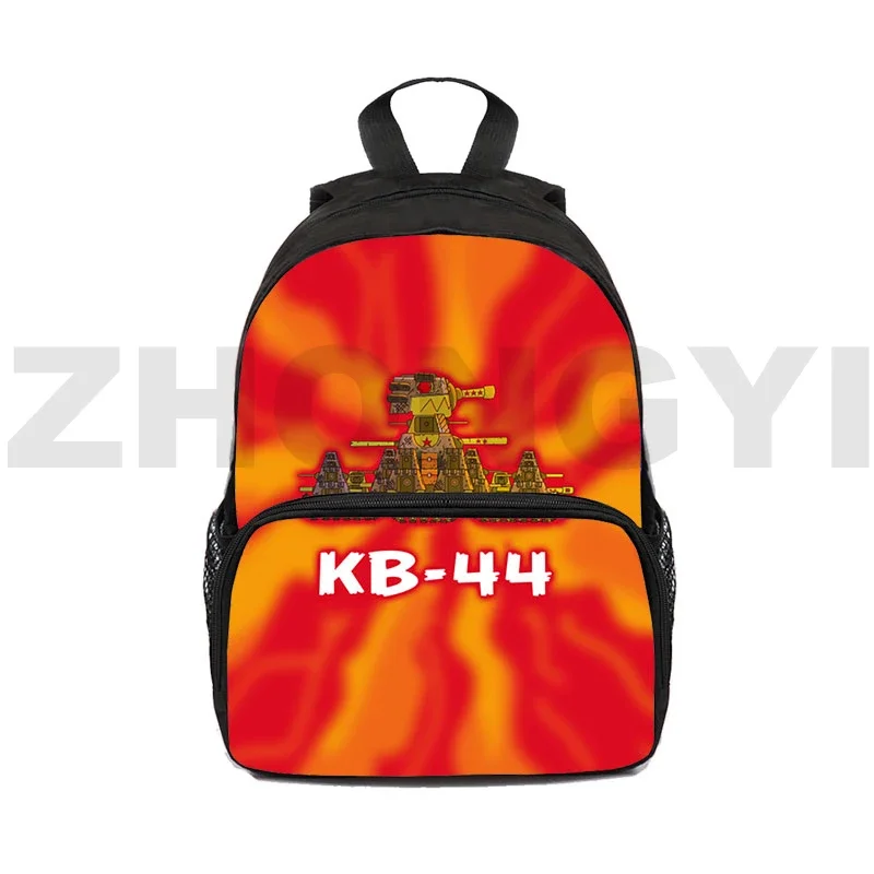 Mochila 3D de World of Tanks para niños, Mini bolsa escolar de lona japonesa de 12/16 pulgadas, regalo de guardería, juego popular