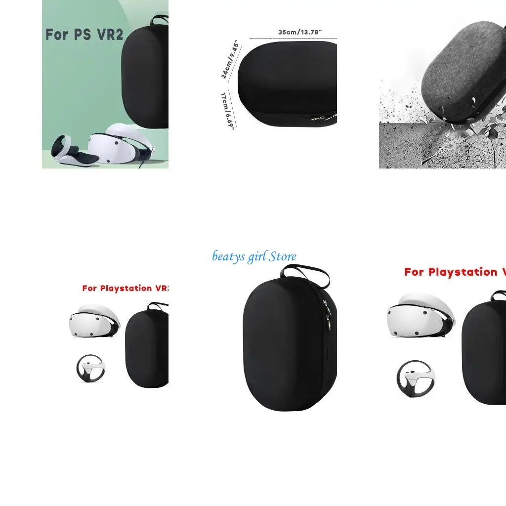 

C7AB Carrying Bag Box Handbag for Lens Glasses Travel Organiser Storage