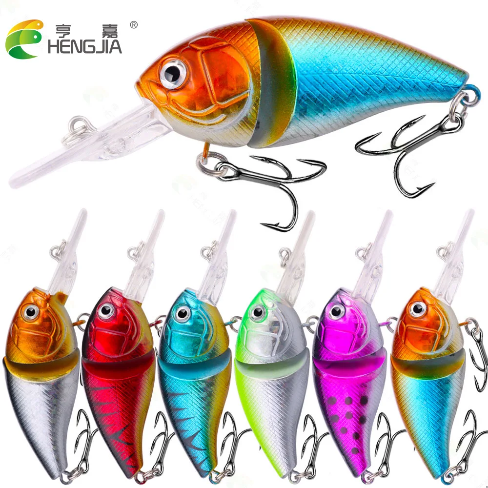 

2PC Crankbait 14.2g 8.5cm Swim Crank Hard Bait For Bass Pike Fishing Lure Fishing Wobblers Tackle Pesca 3D Eyes