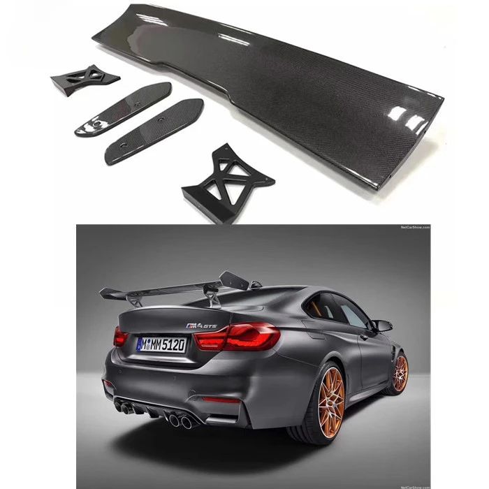 

For F87 F80 F82 M2 M3 M4 GTS Type Carbon Fiber Rear trunk Wing Spoiler 2014-2020