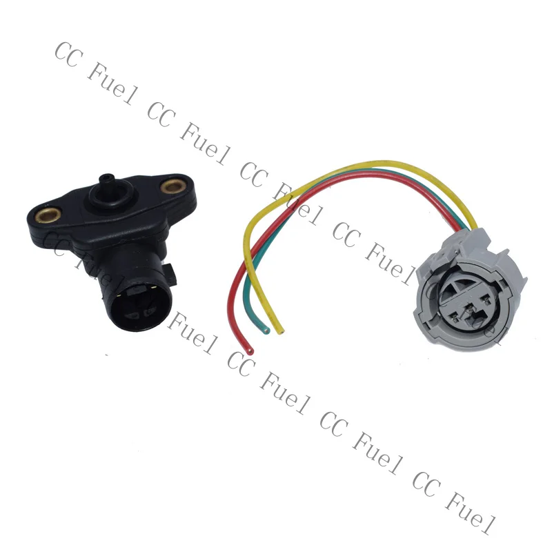 C+ Air Pressure MAP Sensor  Connector Plug For Honda Civic Accord CR-V 37830P0GS00 view 2