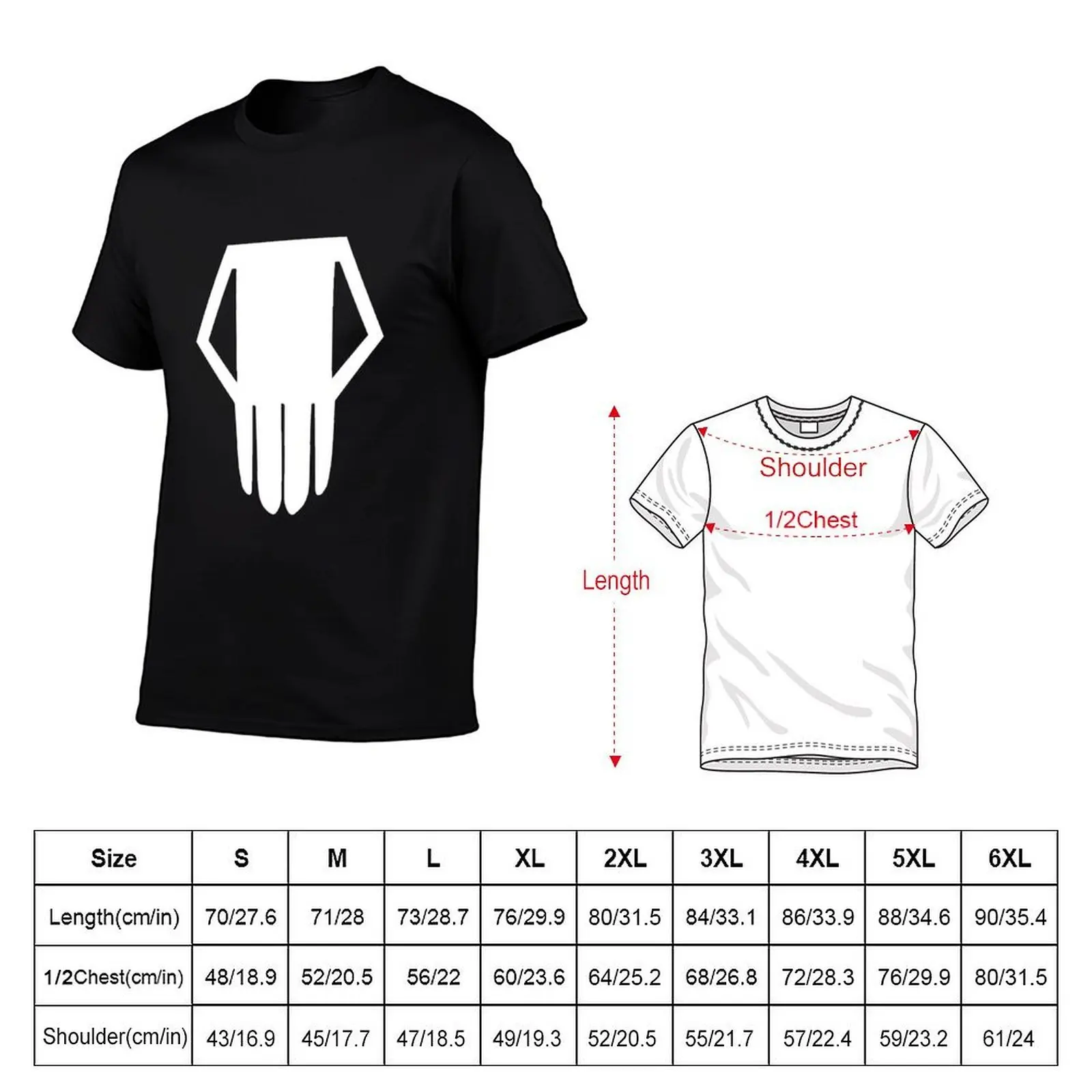 Bakugou Katsuki Skull Shirt - Chapter 96-98 T-Shirt man t shirts graphic man t shirt luxury T-Shirt