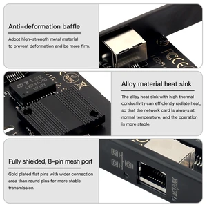 2.5g intel i226 pcie para placa de rede rj45 100/1000/2500mbps interface rj45 lan etherent adaptador gigabit para pc/desktop para win 10 principais vendas placa de rede gigabit intel - №6