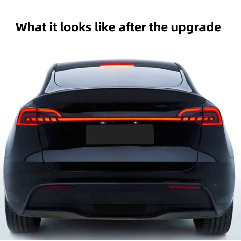 For Tesla model3/Y taillight assembly modified LED lightsaber through running lights streamer turn signal 2019-2023