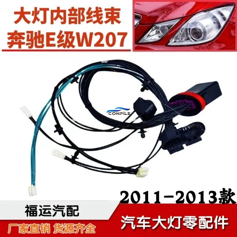 

1 шт. для Mercedes Benz E-Class E260 E300 E350 жгут проводов фар передняя проводка W207 группа проводов вилка