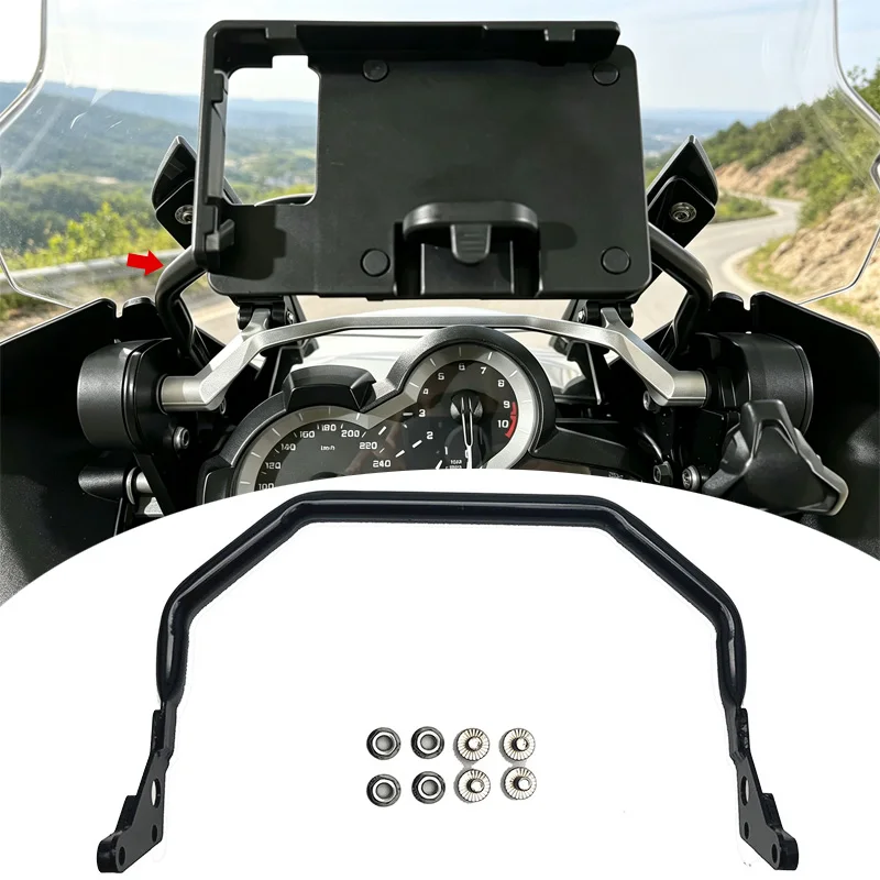 For BMW R1250GS ADV LC R1250 GS R1200GS 2014-2023 Mobile Phone Navigation Bracket Support 12mm R1200 R 1250 Adventure Motorcycle