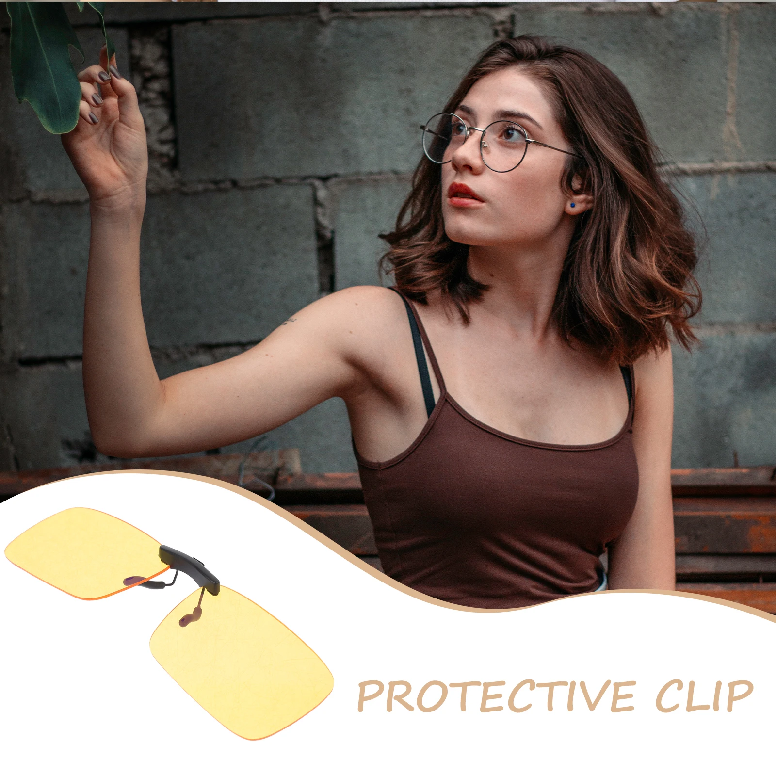 

Anti-blue Light Clip Glasses Accessories Unisex Blocking Clip-on Eyewear Style Sunglasses for Men