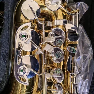 Sax Model Gold Silver Lacquer, and High Flat Saxophone, Case Accessories, Mark VI, EB 8 MAIN SALES Saxophone Alto - №1