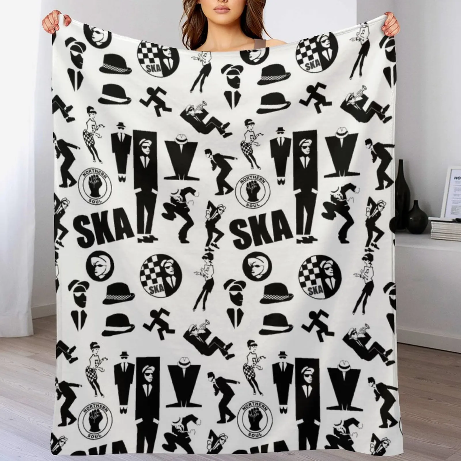 

SKA Throw Blanket Thermal for sofa heavy to sleep Luxury St Blankets