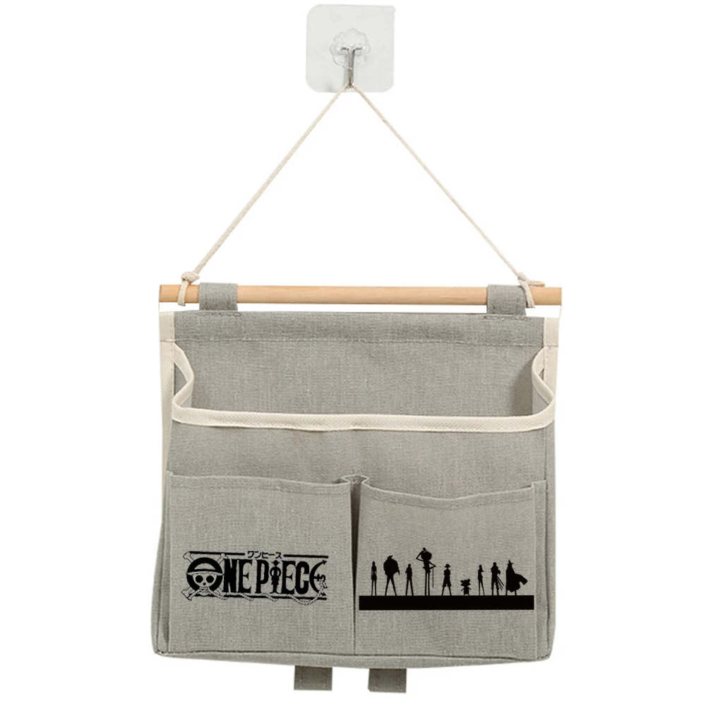 One Piece Monkey D. Luffy Boa·Hancock Cotton Linen Storage Hanging Bag Can Be Stacked Fabric Storage Organization Hanging Type