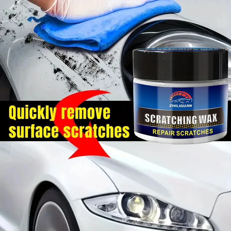 

Универсальный набор воска для ремонта автомобильных царапин, крем для полировки и удаления царапин для всех транспортных средств — пластиковая поверхность