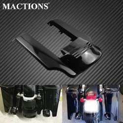Motorcycle Gloss Black Stretched Rear Fender Extension ABS For Harley Touring Road King Electra Street Road Glide FLHX 2014-2022