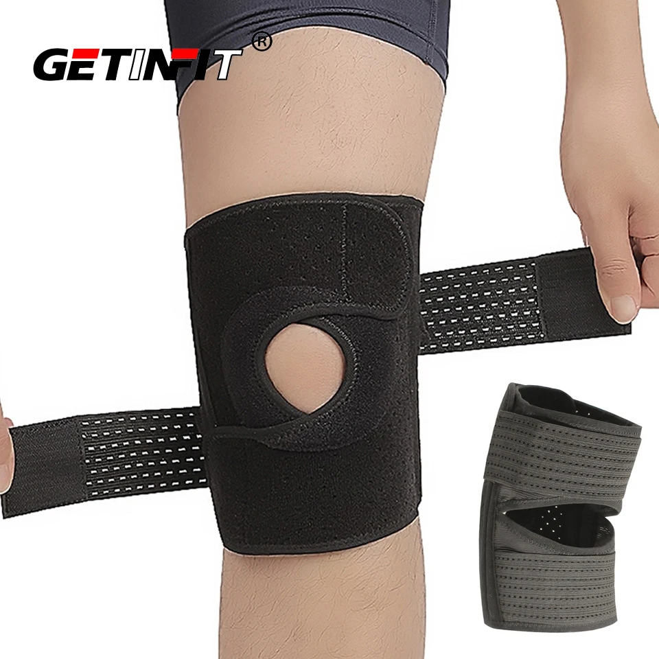 1Pcs Adjustable Compression Knee Patellar Tendon Support Brace Running Workout Arthritis Pain Injury Recovery Men Women Unisex