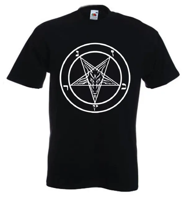 T-shirt dos homens com design pentagrama