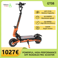 ARWIBON GT08 Electric Scooter For Adult 5600W Motor 60V 27AH E-Scooter 11 Inch Vacuum Off-Road Tires Off-Road Escooter