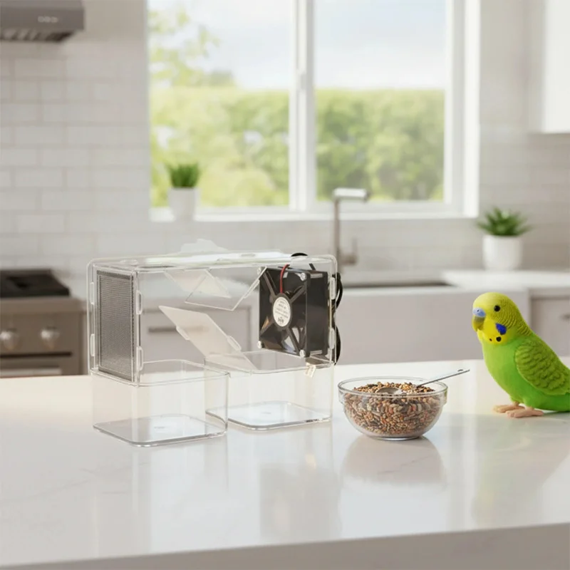 Food Storage Yellow - Bird Seed Shell Blower Separator Electric