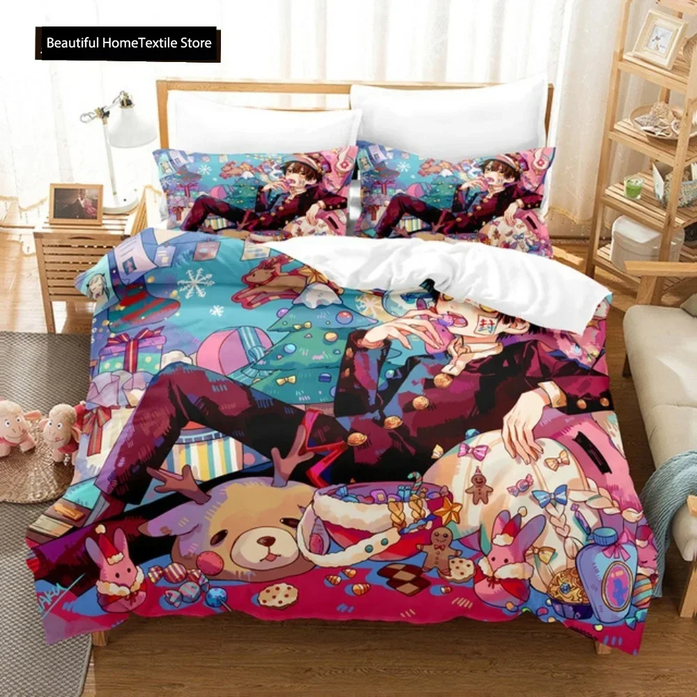 

Toilet-bound Hanako-kun Comfortable Duvet Quilt Cover Pillowcase Bedding Set Children Bedroom Decoration Home Textile