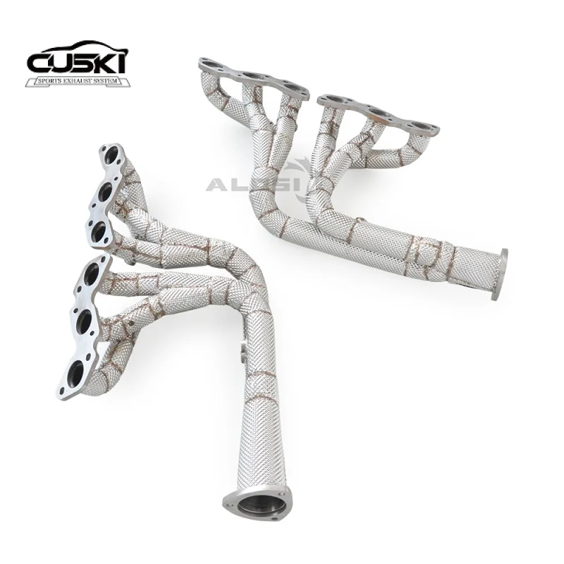 

Модификация автомобильного выхлопного коллектора для Aston Martin DB9 6.0 2004-2012, высокопроизводительный выпускной коллектор с изоляционным слоем