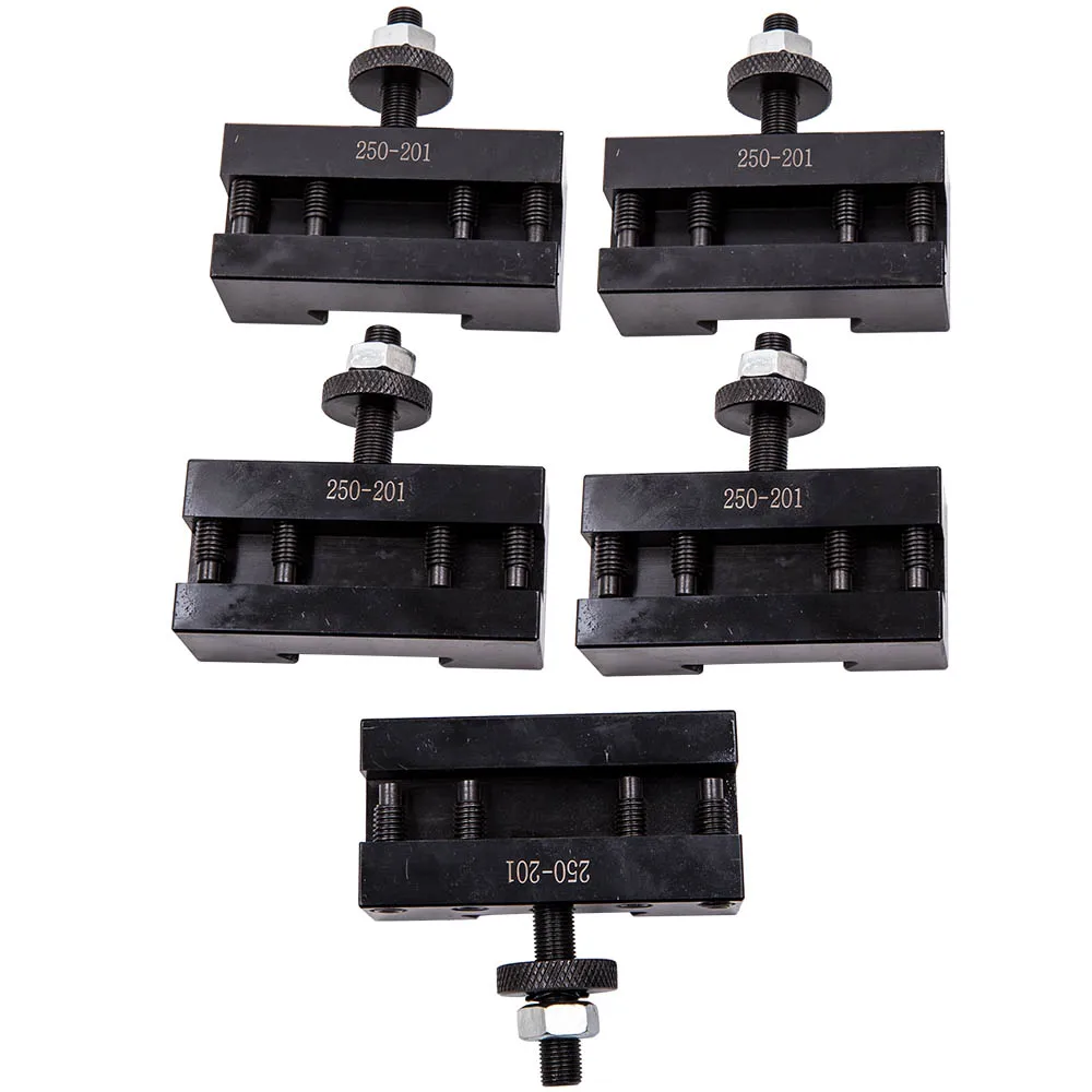 

BXA Quick Change Tool Post Holder 250-201 Boring Turning Facing 10-15" 5PCS