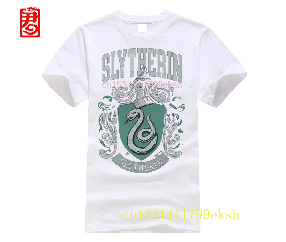 custom printed cotton O neck T-shirt best selling Slytherins T Shirt