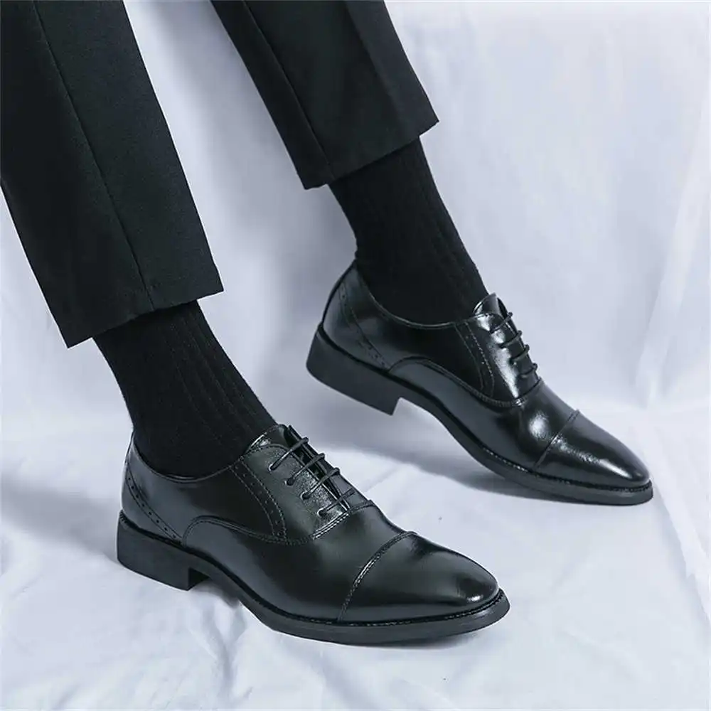 Winter Oxford Orange Sneakers Man Walking Men's Luxury Brands Shoes Size 48 Sports Tnis Krasofka Loafersy Baskette