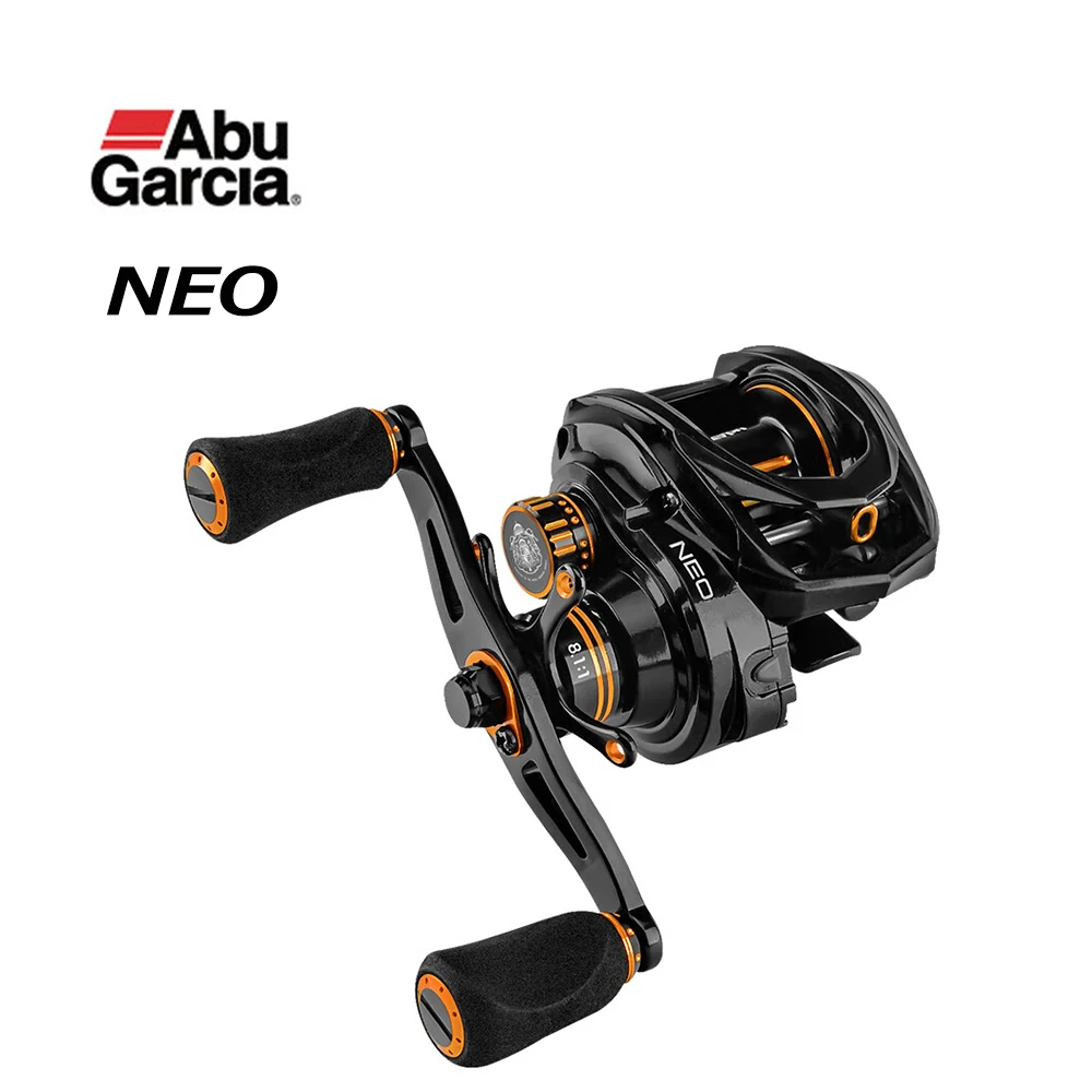 

ABU GARCIA 2023 Original NEO F7/F8 Baitcasting Fishing Reel 7.3/8.1:1Maxdrag 7kg Double Spool Unloading Alarm System EXD Design