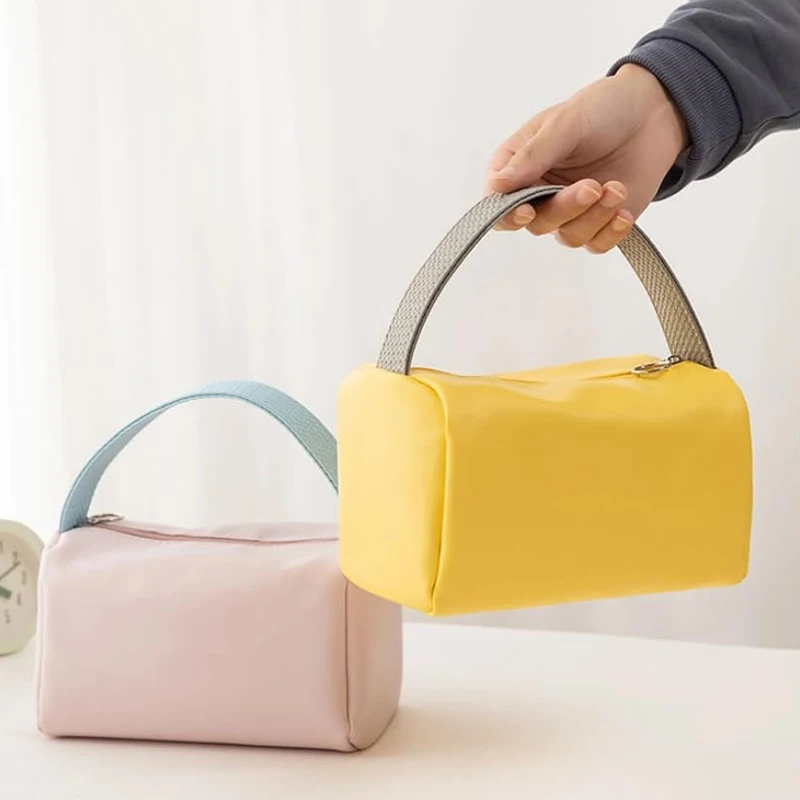 Bolsa de maquillaje portátil para mujer, bolsa de almacenamiento de gran capacidad, bolsa de lavado, nueva