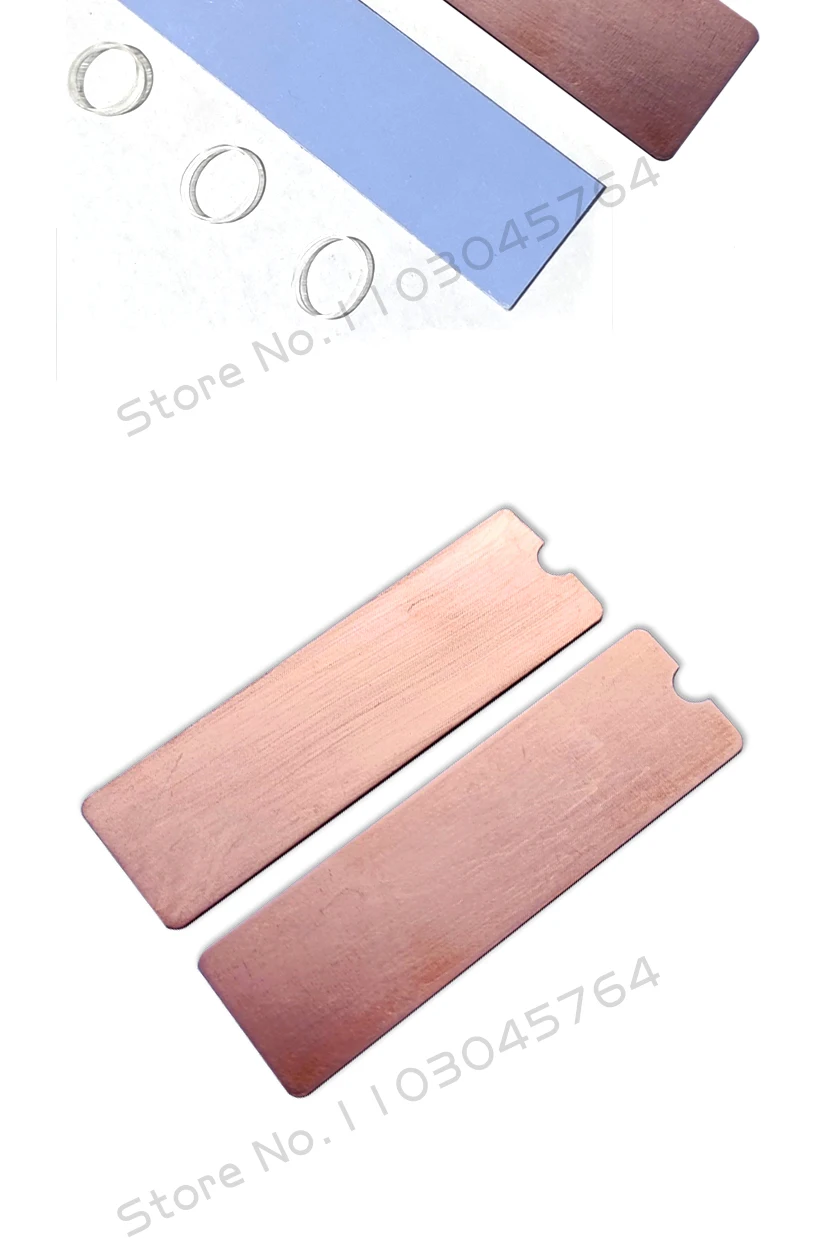 PC M.2 SSD-Kühlkörper NVME NGFF M2 2280 Solid State Disk Kühlkörper aus reinem Kupfer B80 dünner Kühler für Desktop/Notebook – Detail 6