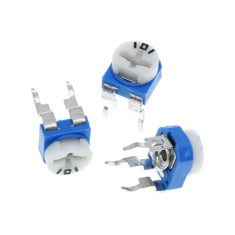 10pcs Rm065 Rm-065 100 200 500 1k 2k 5k 10k 20k 50k 100k 200k 500k 1m Ohm Trimpot Trimmer Potentiometer Variable Resistor