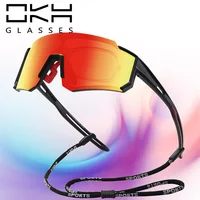 OKH Nuevas gafas de sol polarizadas deportivas graduadas para miopía, gafas de sol para correr, gafas de sol para hombres y mujeres, lectura en ciclismo europea y americana