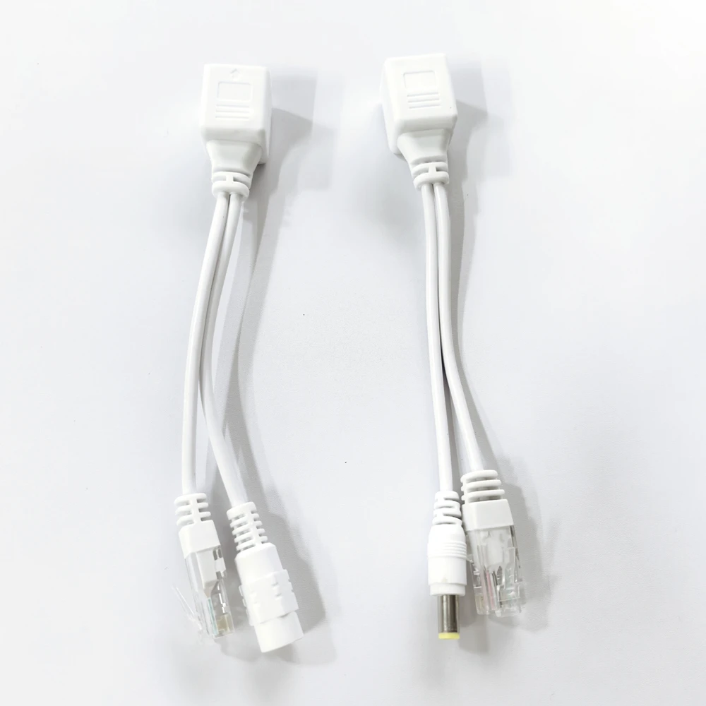 2/5/10Pairs POE Cable Passive Power Over Ethernet Adapter POE Splitter RJ45 Injector Power Supply Module 12-48v For IP Cameras