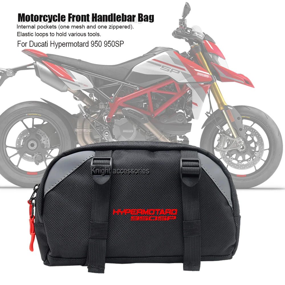 

Motorcycle Front Handlebar Bag multifunctional storage bag travel bag For Hypermotard 950 950SP 950 RVE 2023 2024 2025
