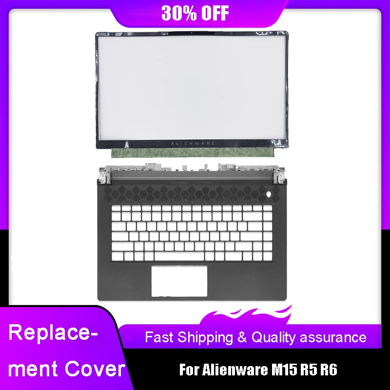 

Новый ноутбук для Dell Alienware M15 R5 R6 LCD передняя панель Упор для рук верхний сменный корпус B C крышка