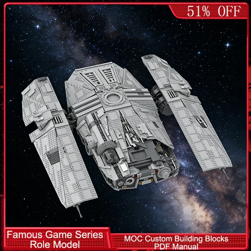 

8186 PCS Star Fighting Haulcraft MOC Customize Modular Building Block Creative Design Educational DIY Boys Toy Birthday Gift