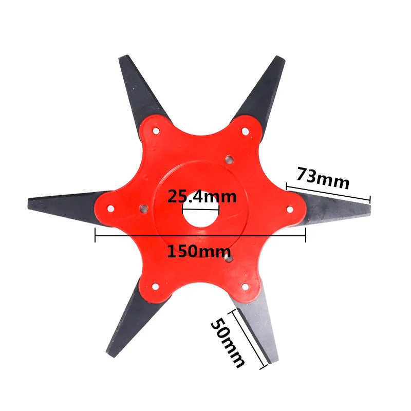 New Lawn Mower Blade Substrate 150Mm Aperture 25.4Mm 6-Blade Blade